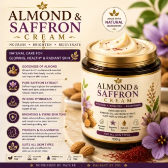 Almond Saffron Cream
