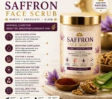 Saffron face scrub