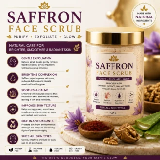Saffron Face Scrub