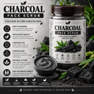 Charcoal Face Scrub